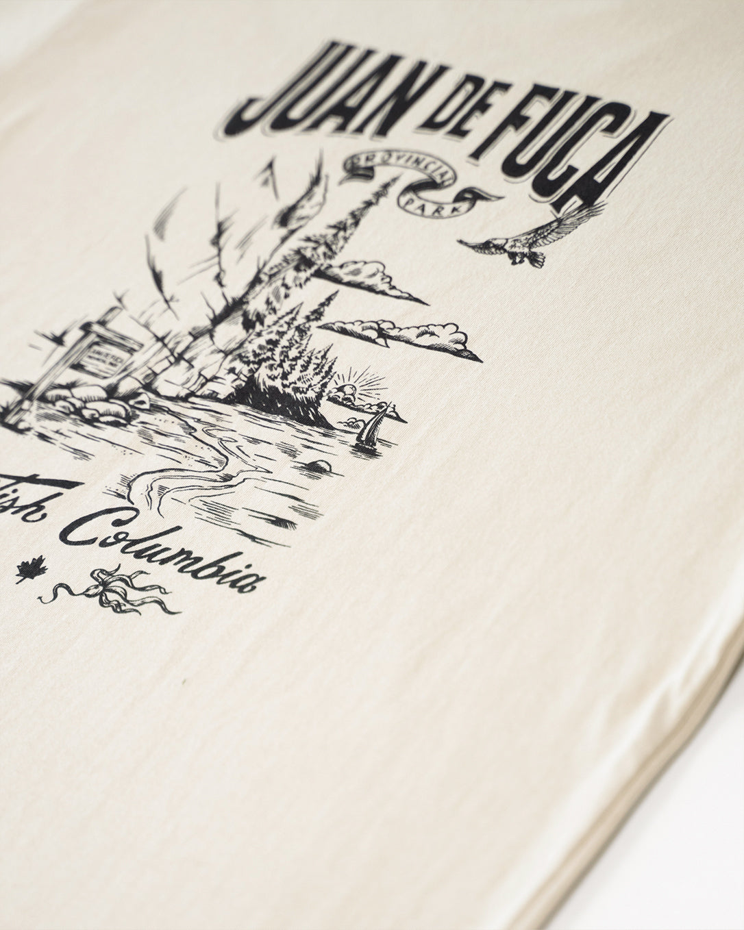 Juan De Fuca ANIÁN T-Shirt size chart