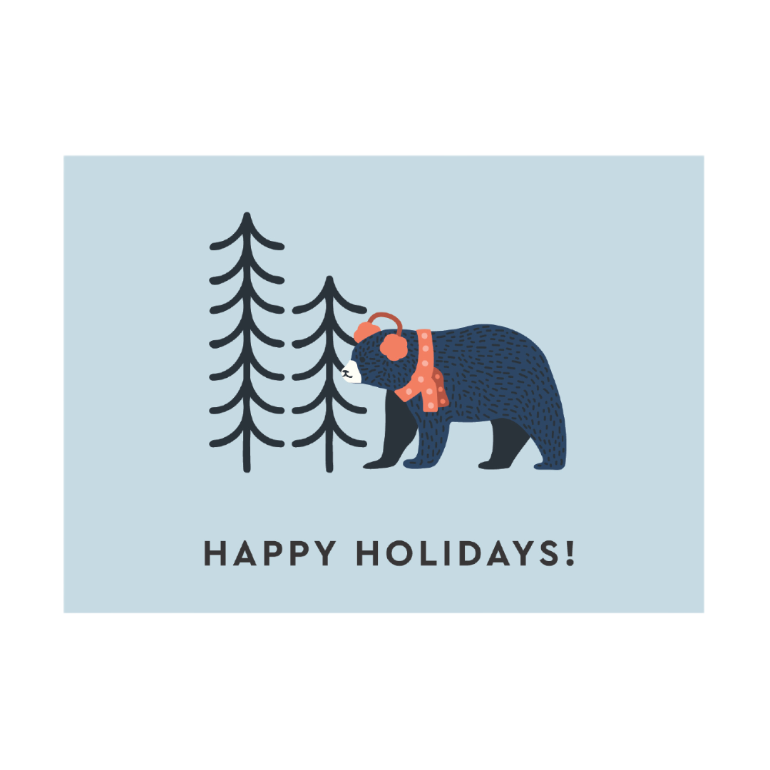 BC Biodiversity Christmas Cards - Pack of 4 - BC Parks Foundation