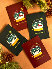 Snow Globe Christmas Cards - Pack of 4 - BC Parks Foundation