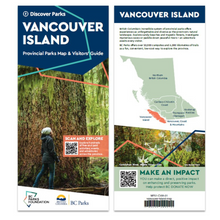 Load image into Gallery viewer, Vancouver Island - Provincial Parks Map &amp; Vistors Guide (BOX of 250 Maps)