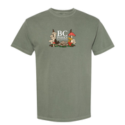 BC Wild Mushroom Cross Stitch Embroidered T-Shirt - BC Parks Foundation