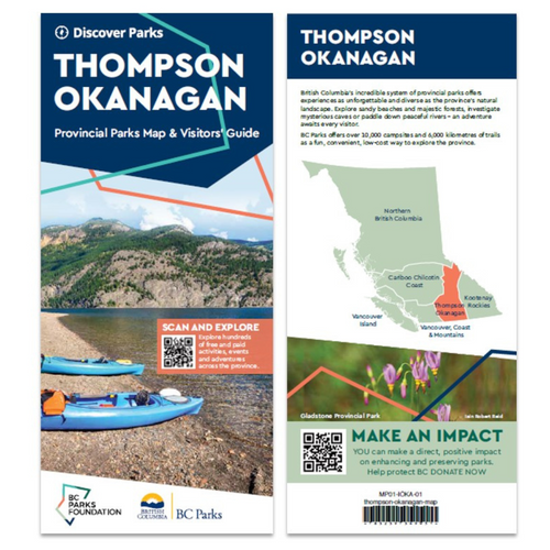 Thompson Okanagan - Provincial Parks Map & Visitors Guide (Box of 250 Maps)