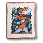 Winter Rec Woven Tapestry Blanket - Turbo Bambi X BC Parks Foundation