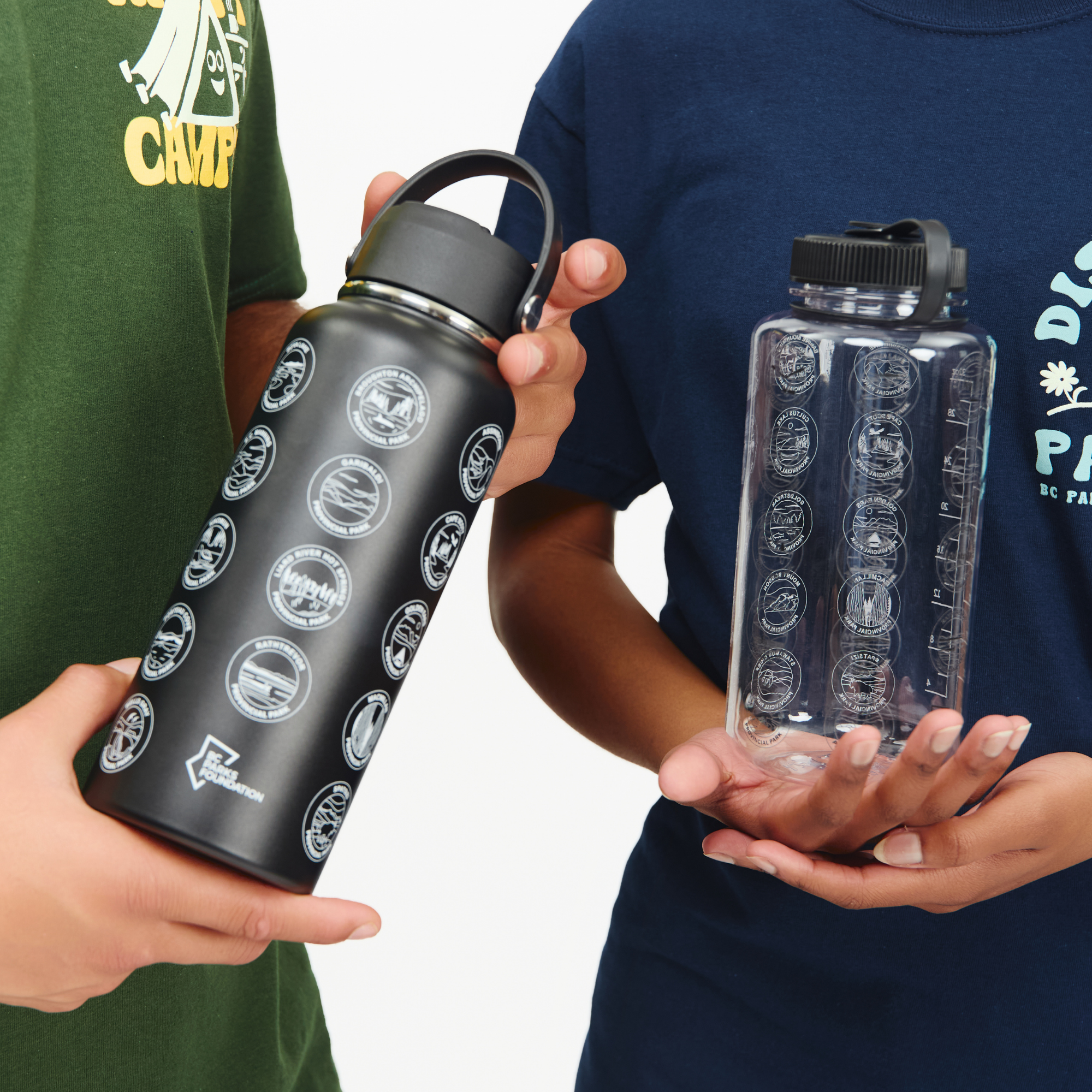 BC Parks Water Bottle w/ Stickers - 32oz Insulated