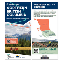 Load image into Gallery viewer, Northern British Columbia - Provincial Parks Map &amp; Visitors&#39; Guide - (Box of 250 Maps)