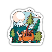 Road Trip - Turbo Bambi X BC Parks Foundation Vinyl Sticker