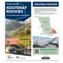 Load image into Gallery viewer, Kootenay Rockies - Provincial Parks Map &amp; Vistors&#39; Guide (Box of 250 Maps)