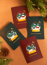 Load image into Gallery viewer, Snow Globe Christmas Cards - Pack of 4 - BC Parks Foundation