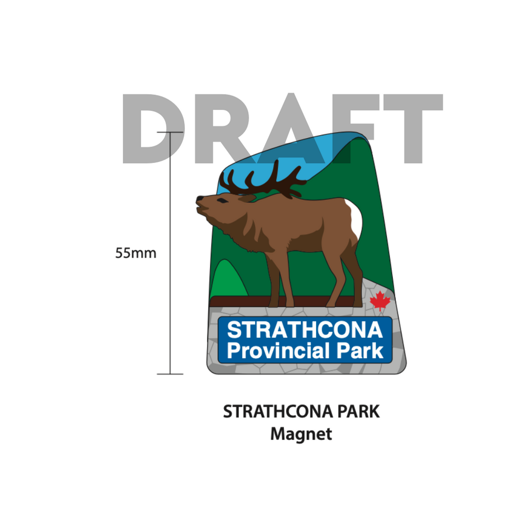 Strathcona Park Welcome Sign Pin Badge