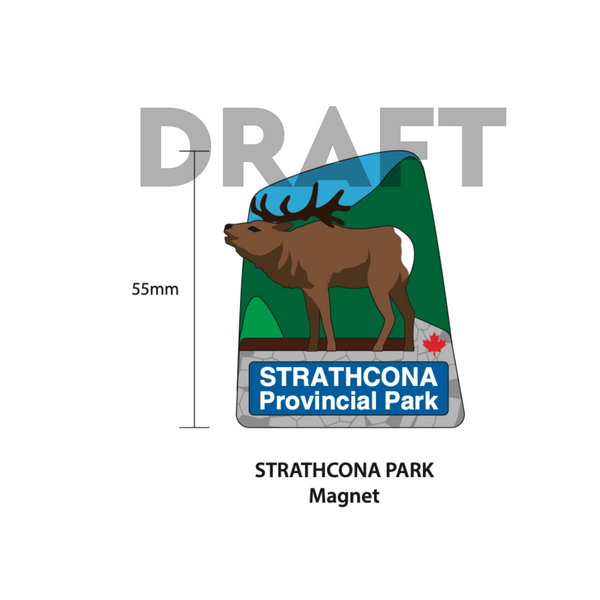Strathcona Park Welcome Sign Pin Badge