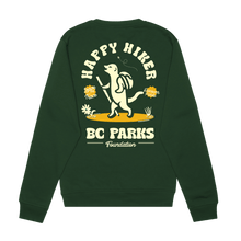 Load image into Gallery viewer, Happy Hiker Crewneck Sweater - BC Parks Foundation