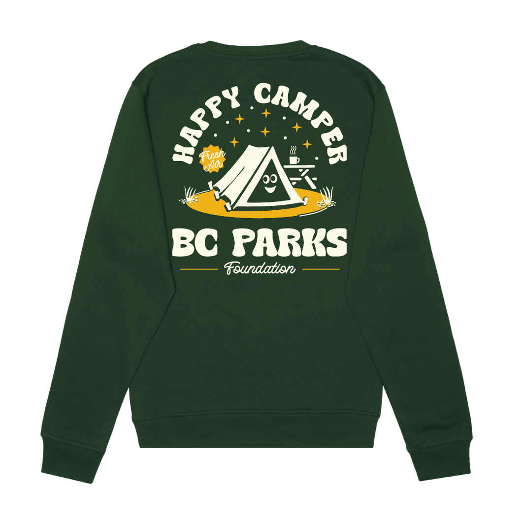 Happy Camper Crewneck Sweater - BC Parks Foundation