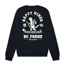 Load image into Gallery viewer, Happy Hiker Crewneck Sweater - BC Parks Foundation