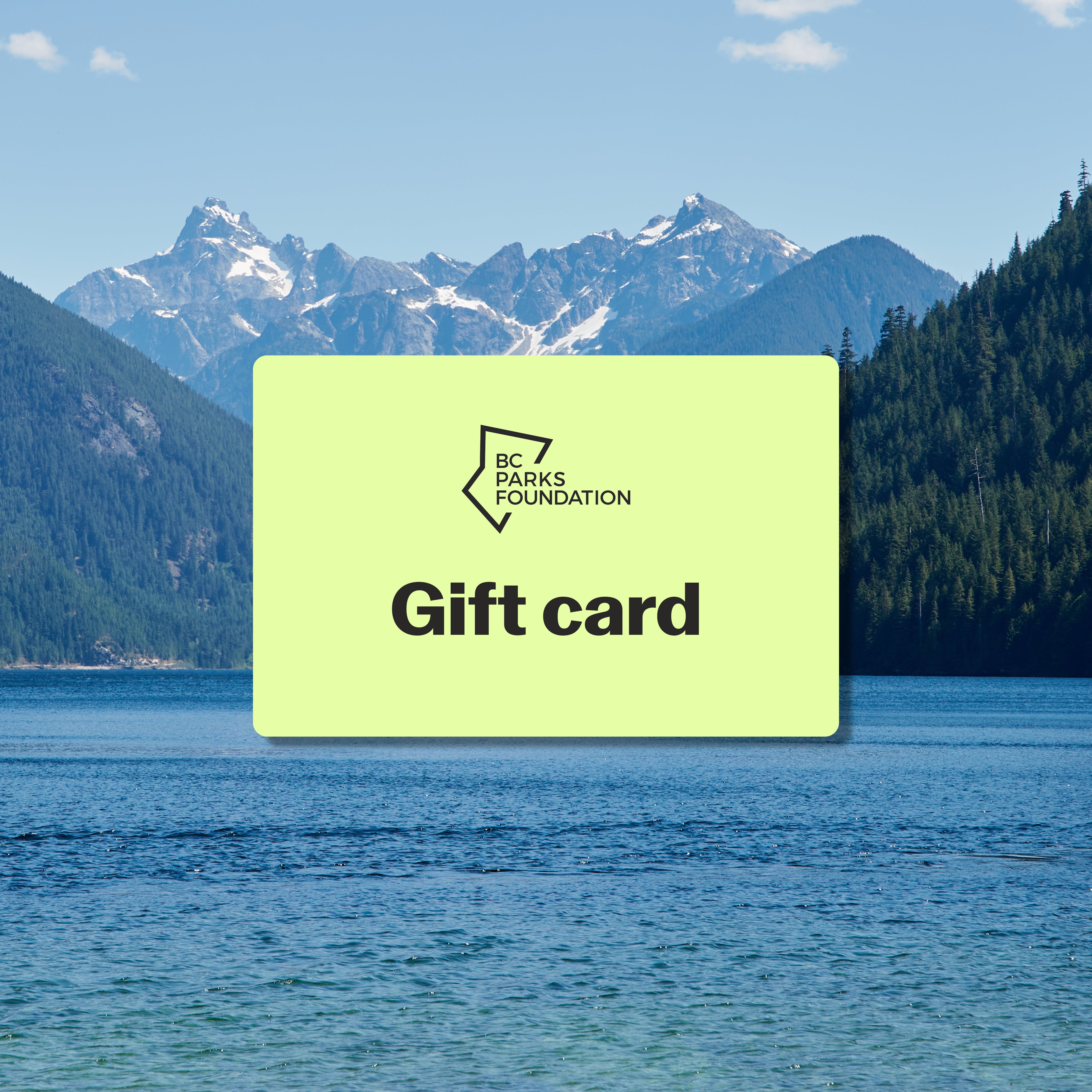 BC Parks Foundation Gift Card
