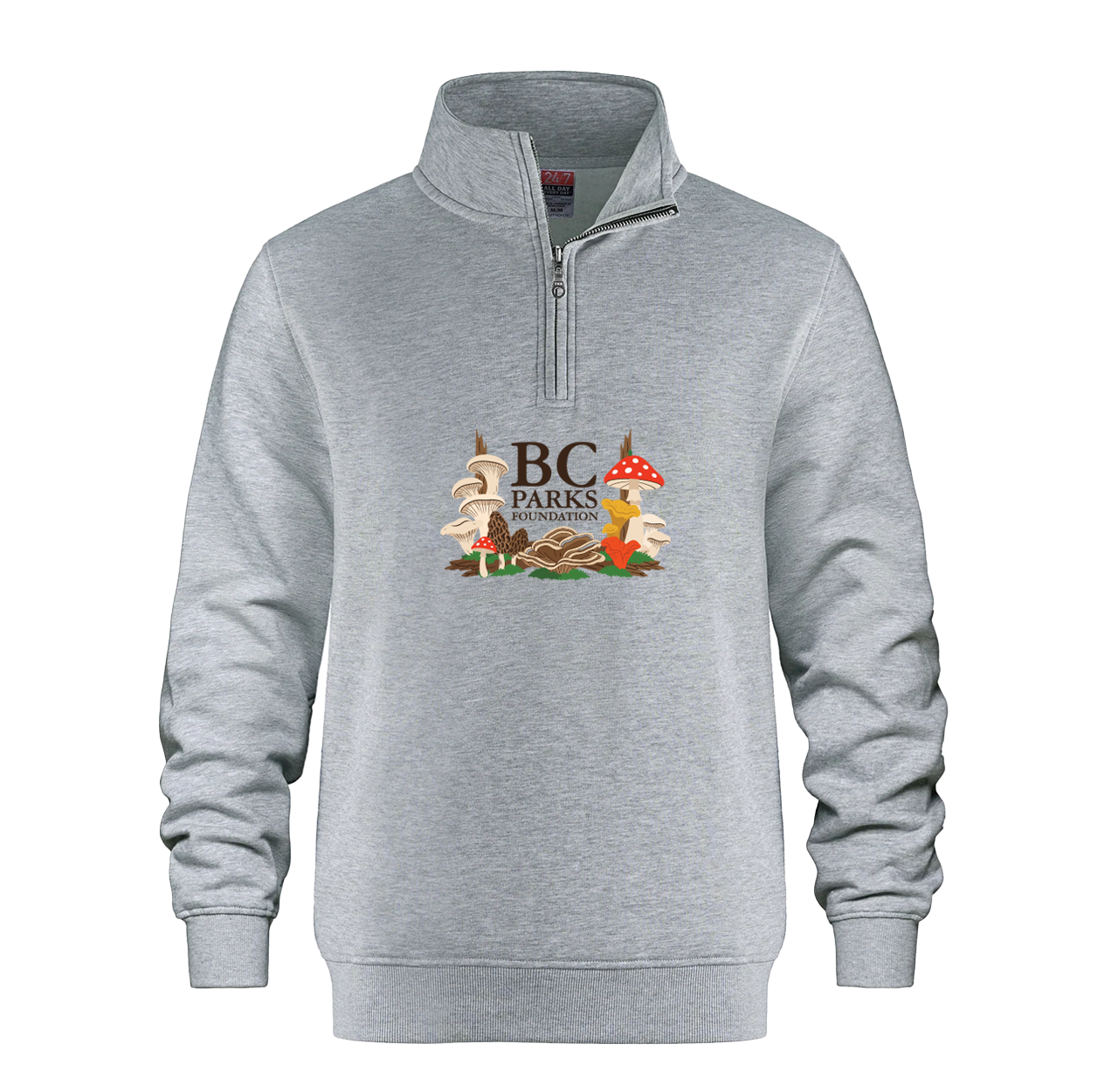 BC Wild Mushroom 1/4 Zip Sweater
