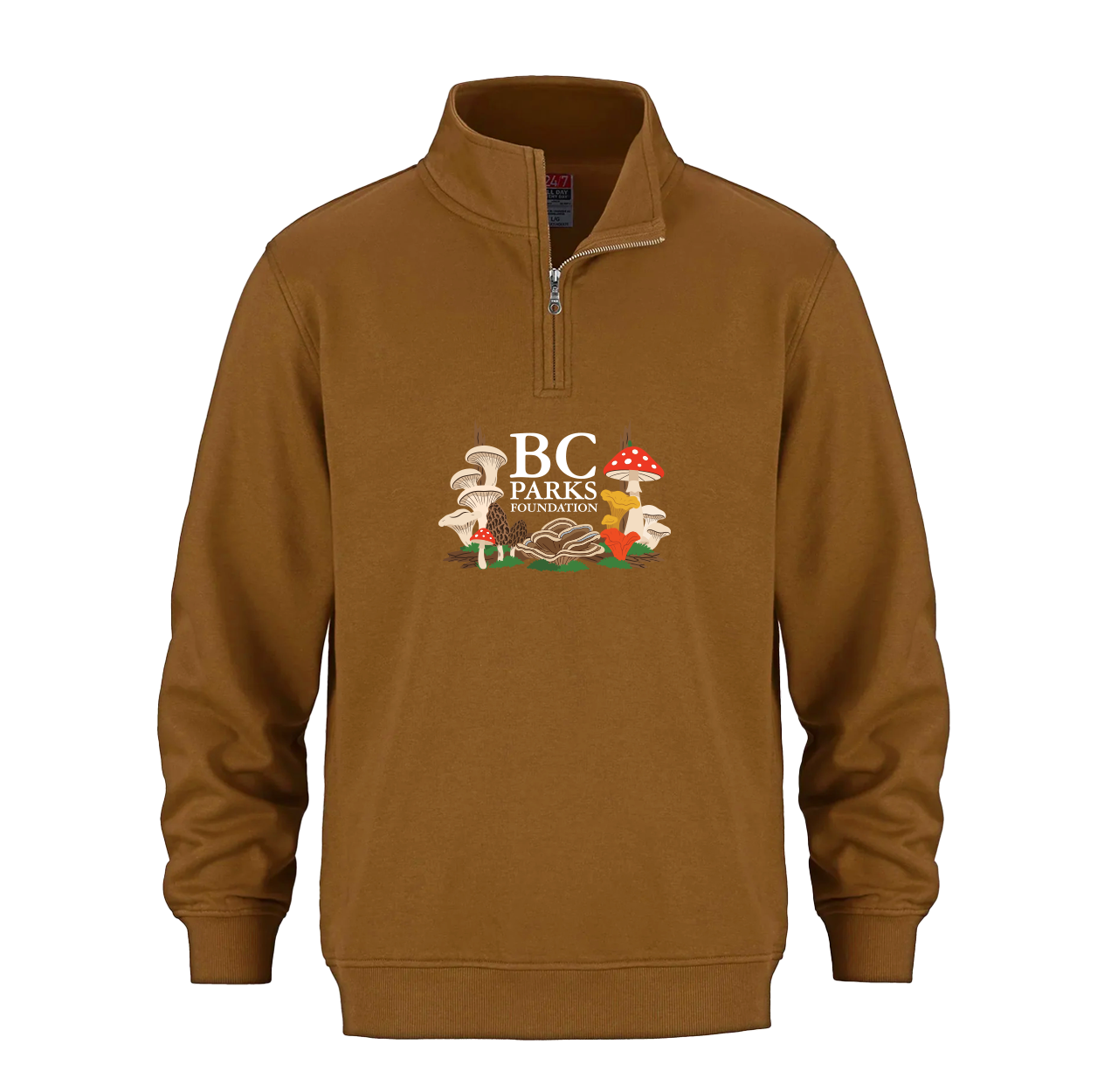 BC Wild Mushroom 1/4 Zip Sweater