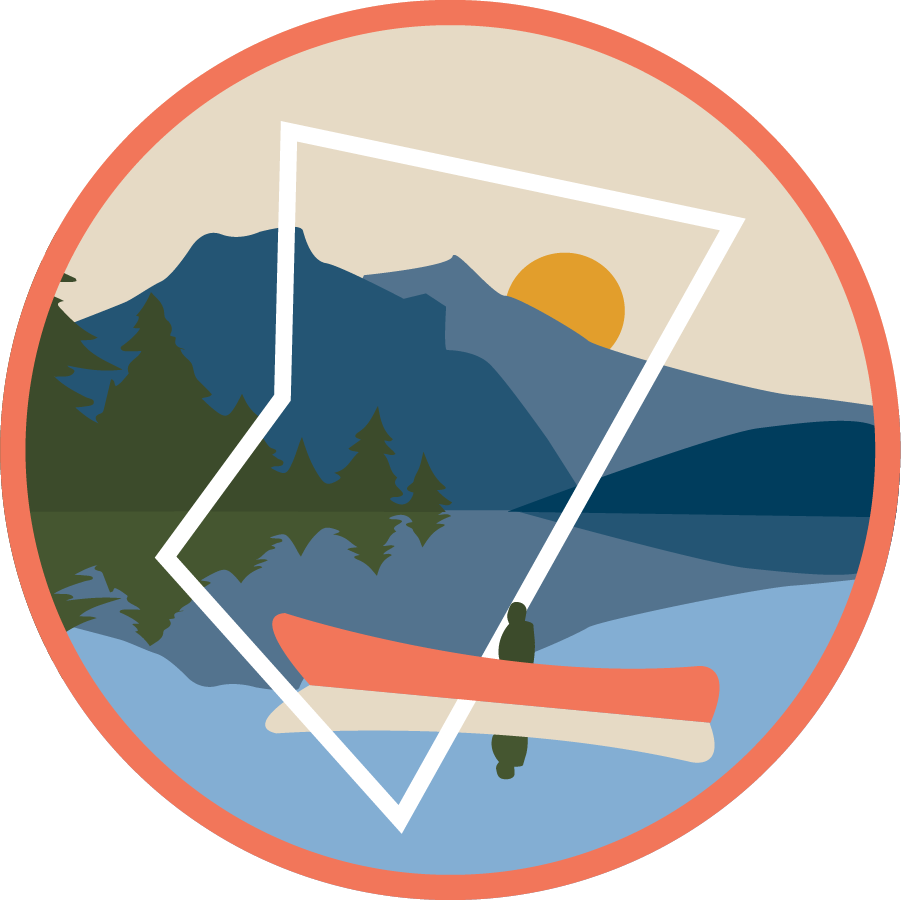 Canoeing Sticker