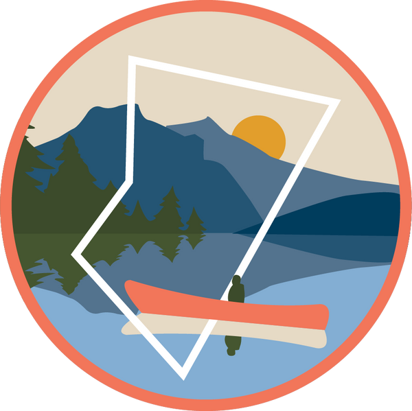 Canoeing Sticker