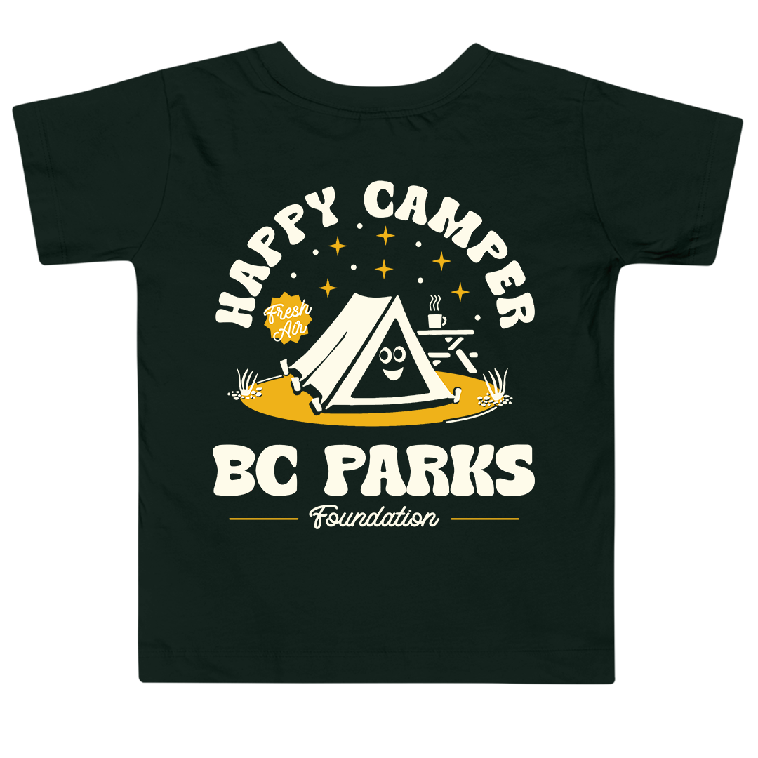 Happy Camper Kids T-Shirt - BC Parks Foundation