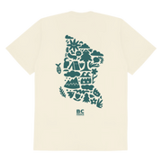 Discover Parks Map  - Turbo Bambi X BC Parks Foundation T-shirt