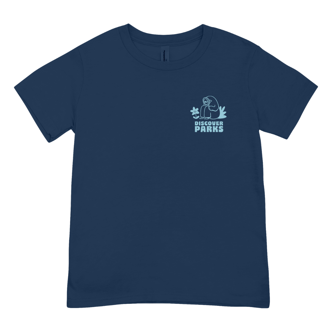 Discover BC Parks Map  - Turbo Bambi X BC Parks Foundation T-shirt