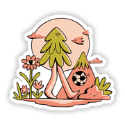 Kickin' It - Turbo Bambi X BC Parks Foundation Vinyl Sticker