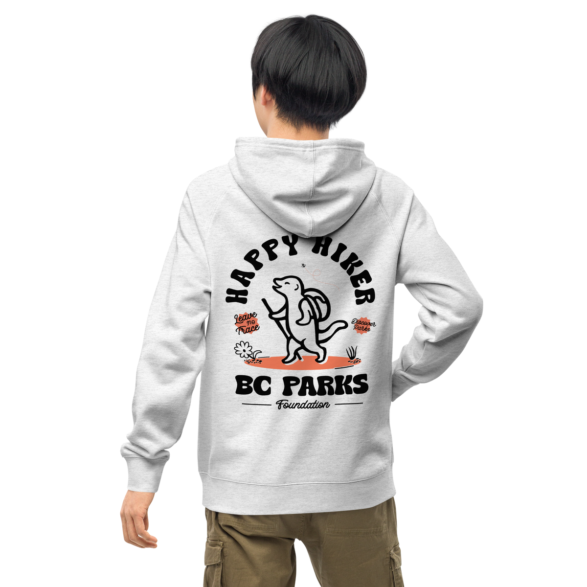 Happy Hiker Hoodie - BC Parks Foundation – BC Parks Foundation Shop