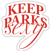 Keep Parks Sexy Sticker