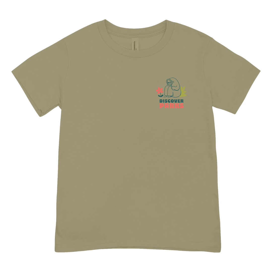 Discover BC Parks Map  - Turbo Bambi X BC Parks Foundation T-shirt