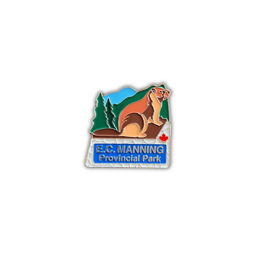E.C Manning Provincial Park Sign Pin Badges