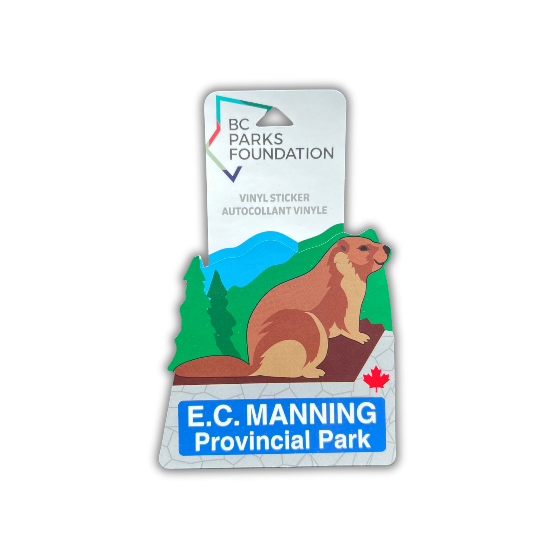 Manning Park Marmot Sticker Decal