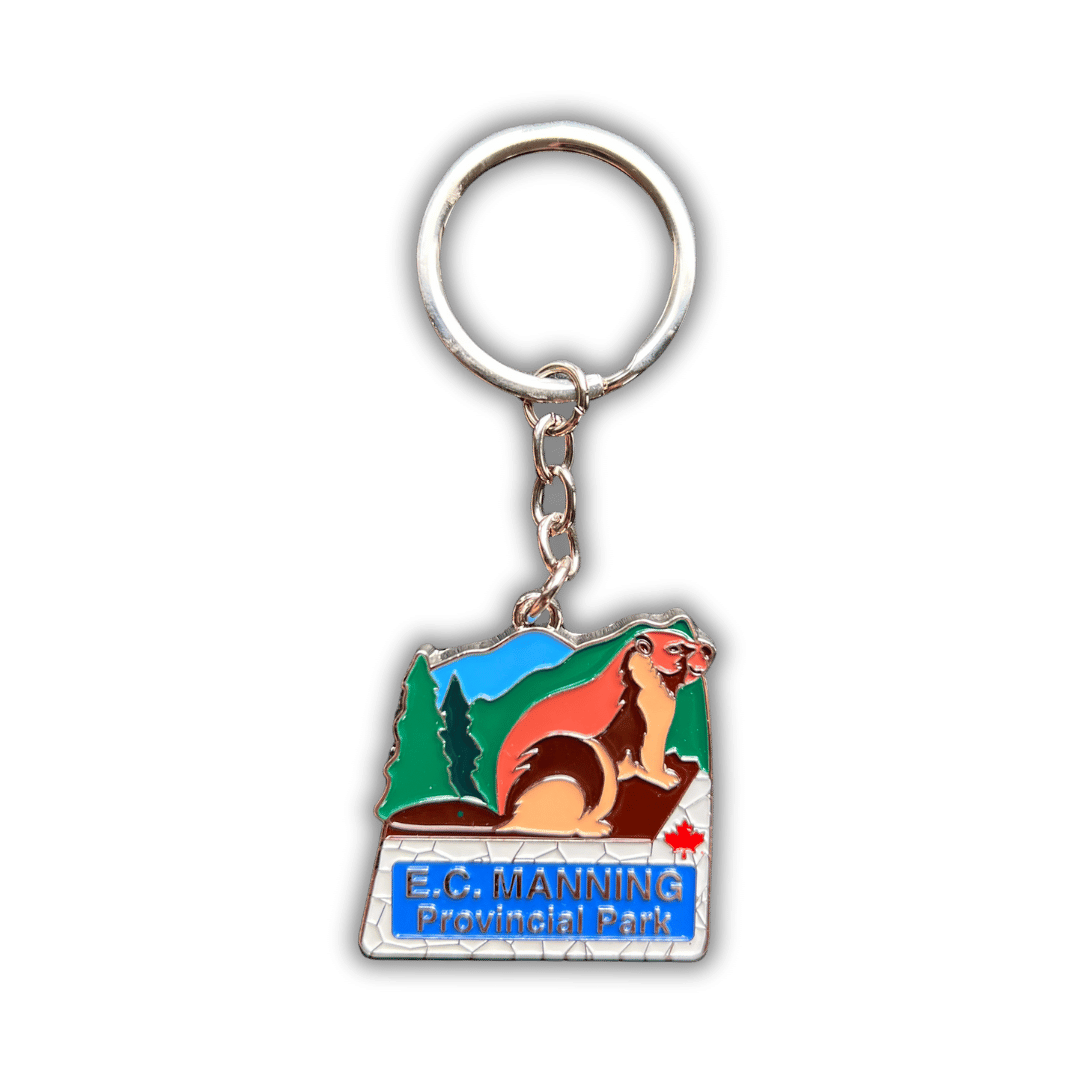 E.C Manning Park Welcome Sign Keychain