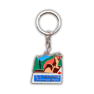 E.C Manning Park Welcome Sign Keychain