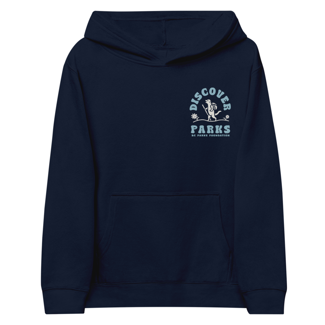 Happy Hiker Kids Hoodie - BC Parks Foundation