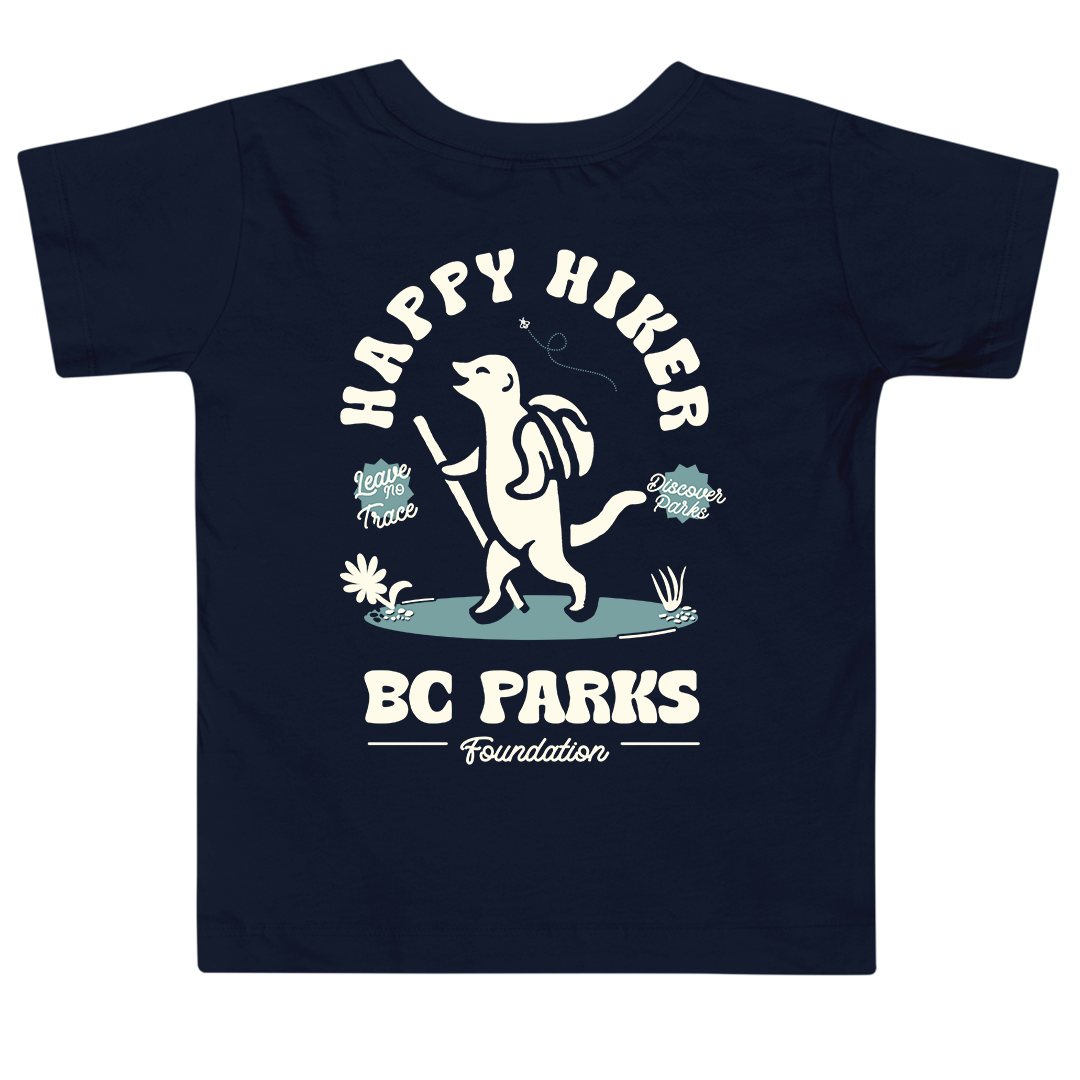 Happy Hiker Kids T-Shirt - BC Parks Foundation