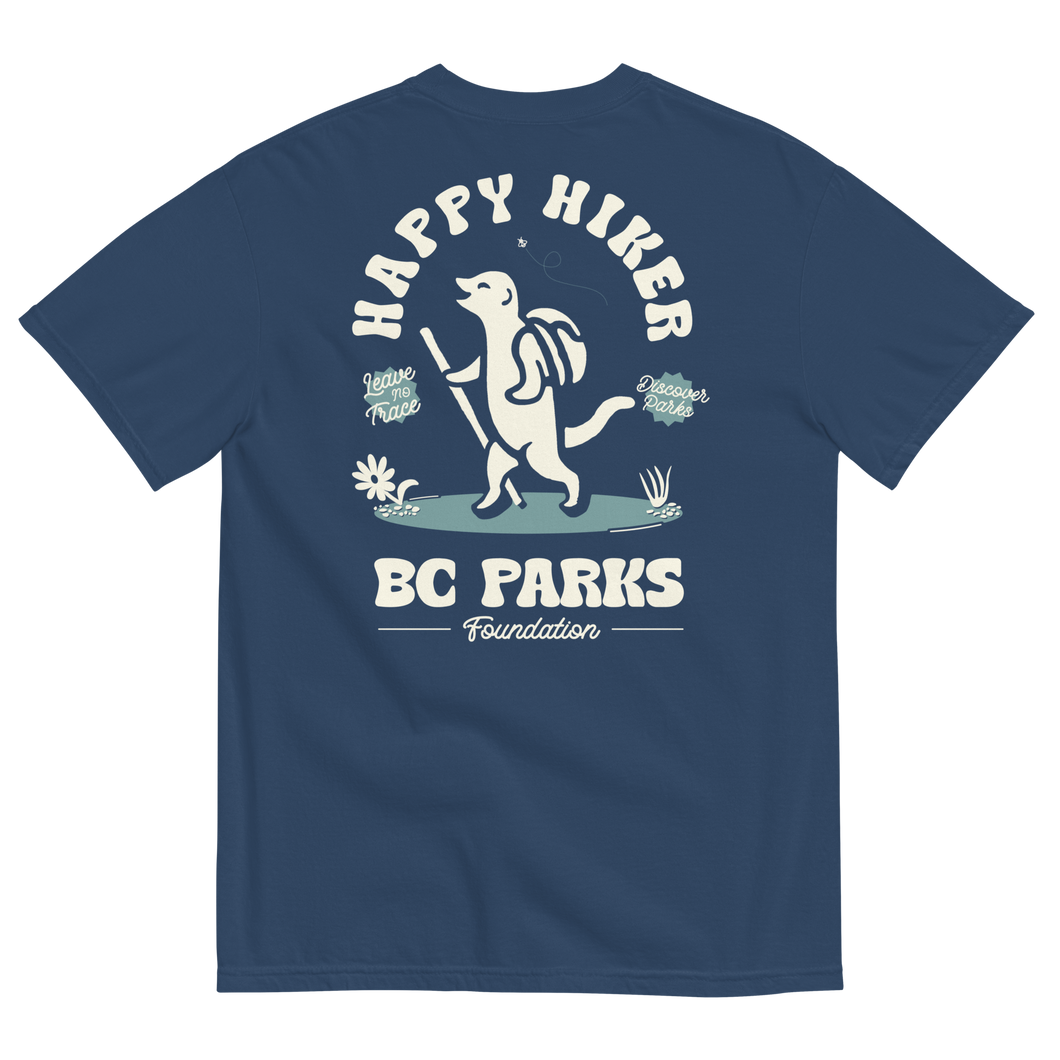 Happy Hiker T-shirt - BC Parks Foundation