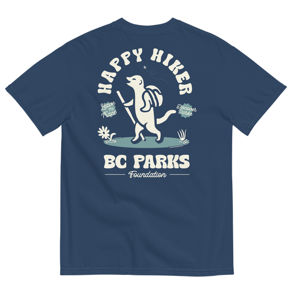 Happy Hiker T-shirt - BC Parks Foundation