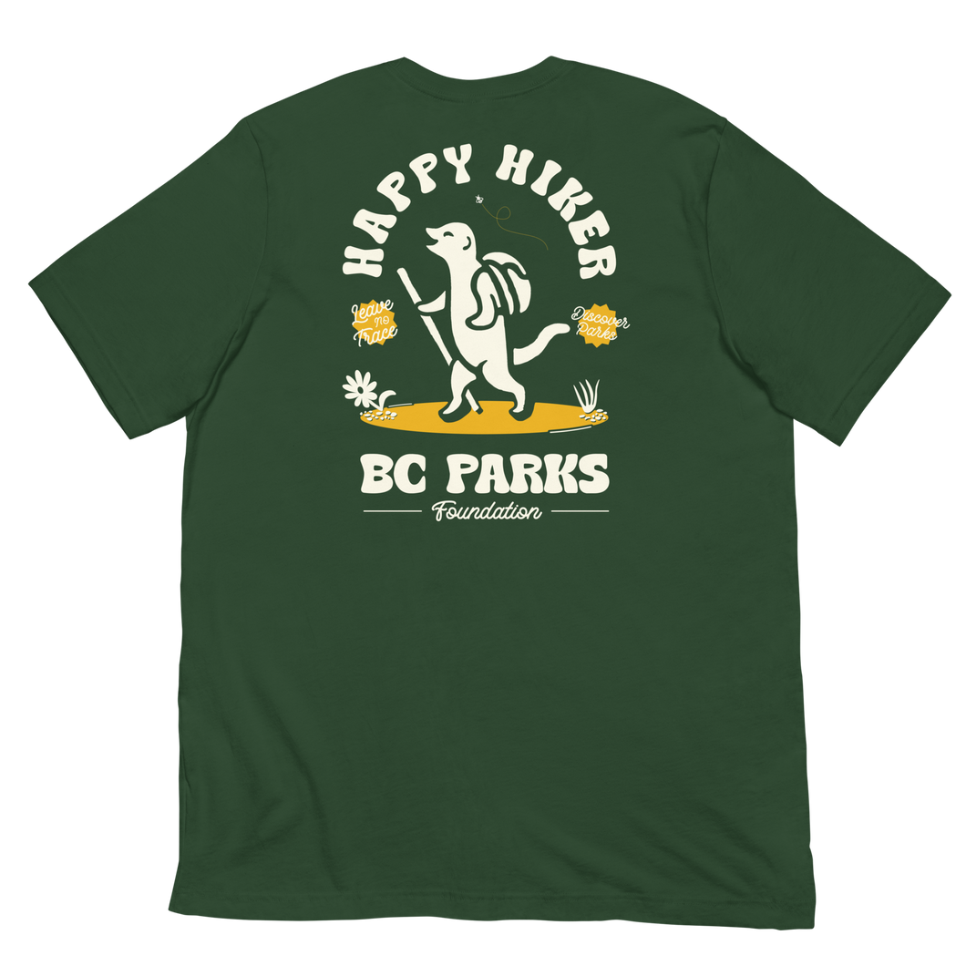 Happy Hiker T-shirt - BC Parks Foundation
