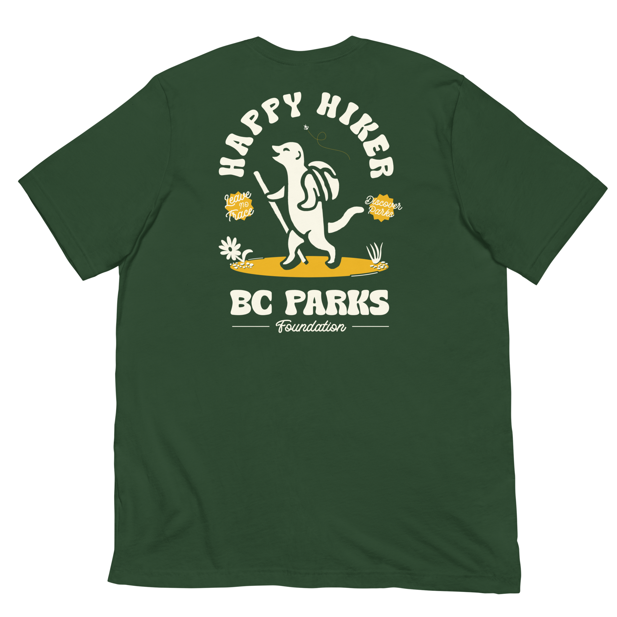 Happy Hiker T-shirt - BC Parks Foundation