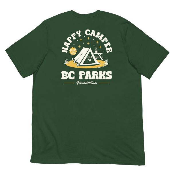 Happy Camper T-Shirt - BC Parks Foundation