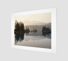 Load image into Gallery viewer, Smokey sunrise over Garibaldi Lake (Garibaldi Provincial Park) Art Print