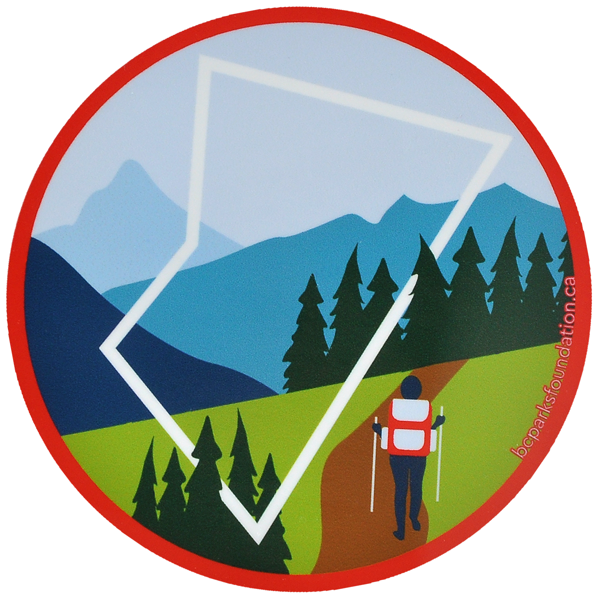 Hiking Sticker