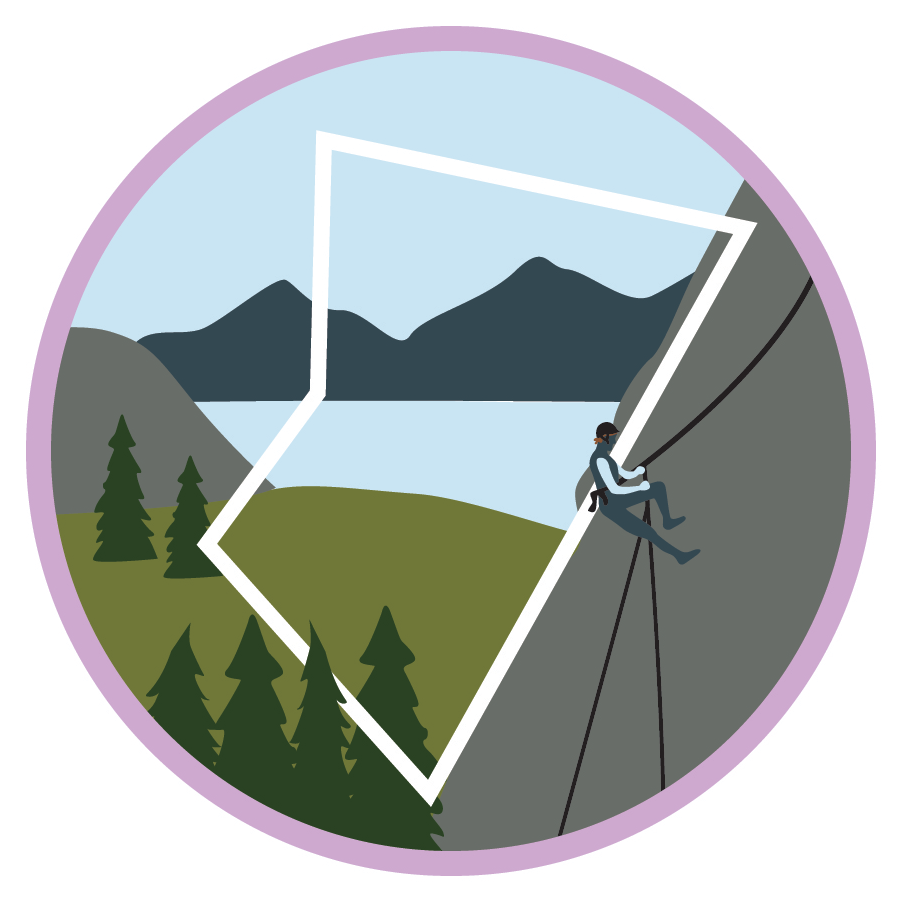 Climbing Sticker