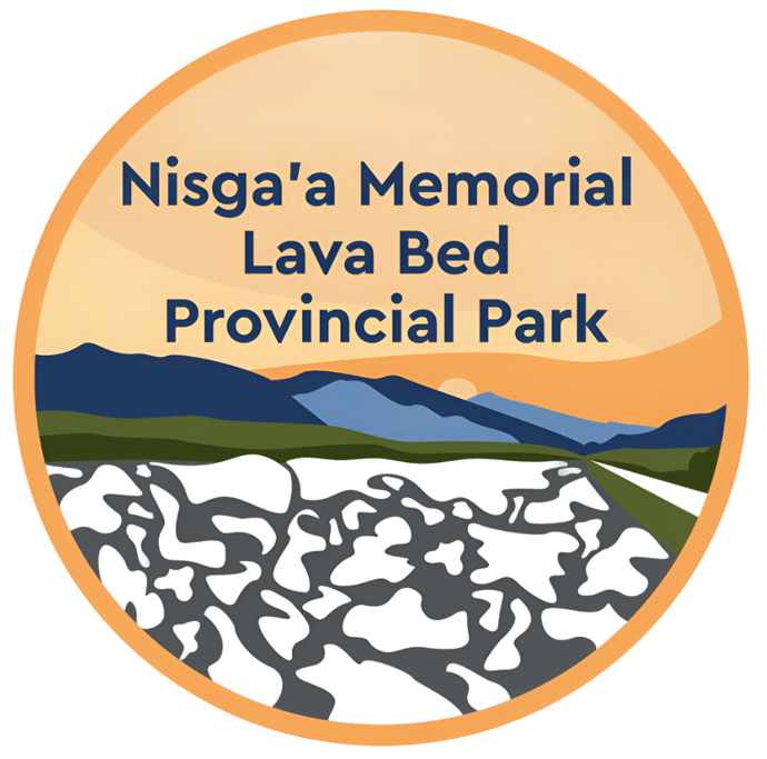 Nisga'a Memorial Lava Bed Park Sticker