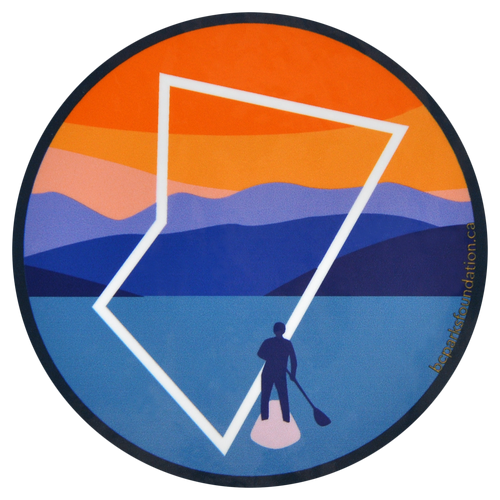 Paddleboarding Sticker - BC Parks Foundation