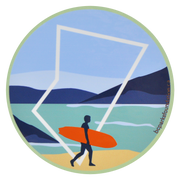 Surfing Sticker