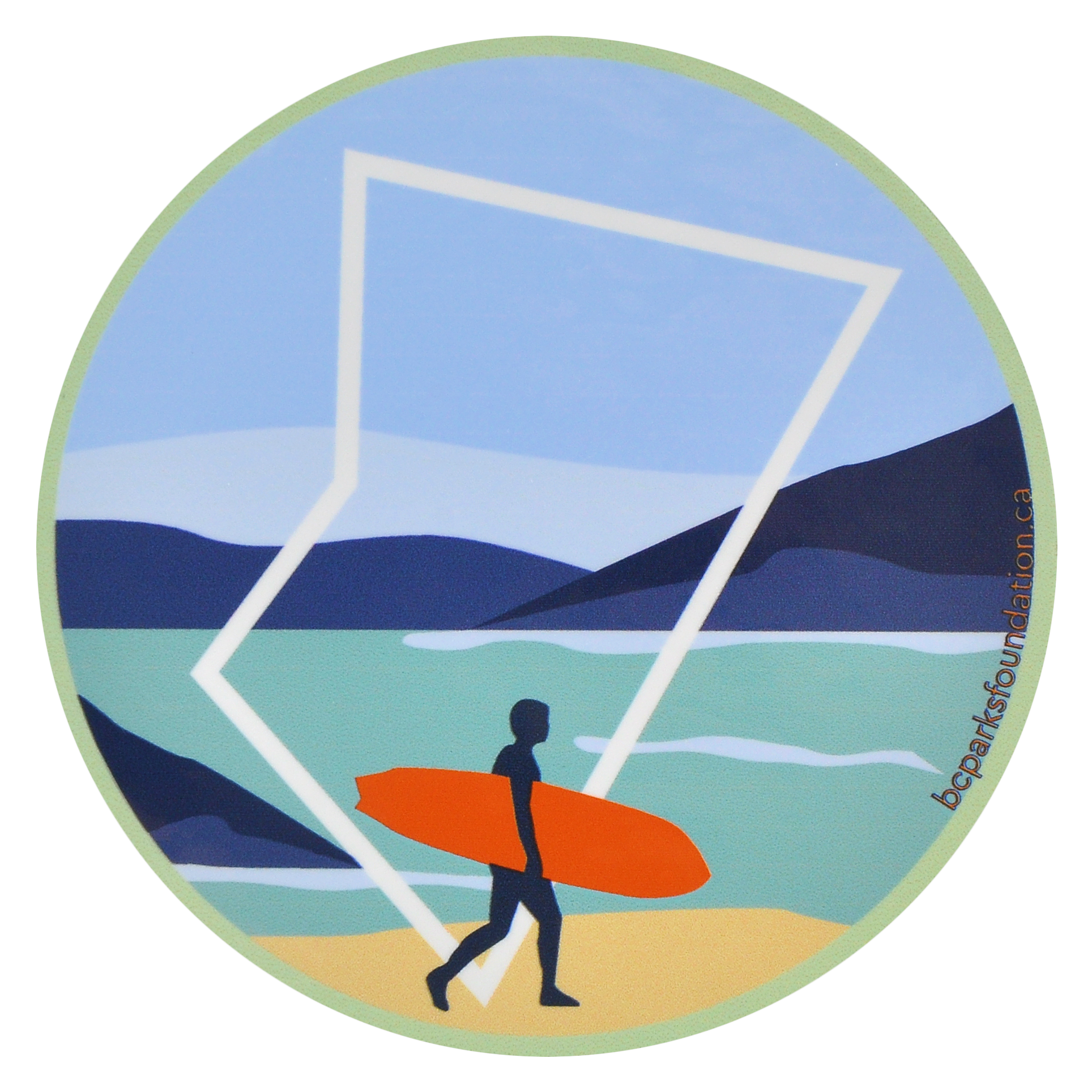 Surfing Sticker